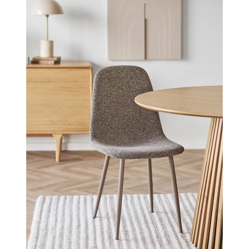 2-pk Stockholm spisestol lys brun