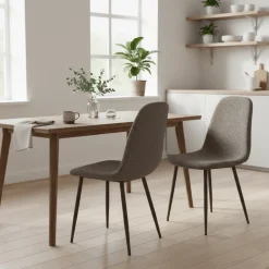 2-pk Stockholm spisestol lys brun