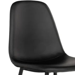 2-pk Stockholm spisestol sort