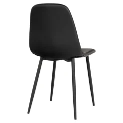 2-pk Stockholm spisestol sort