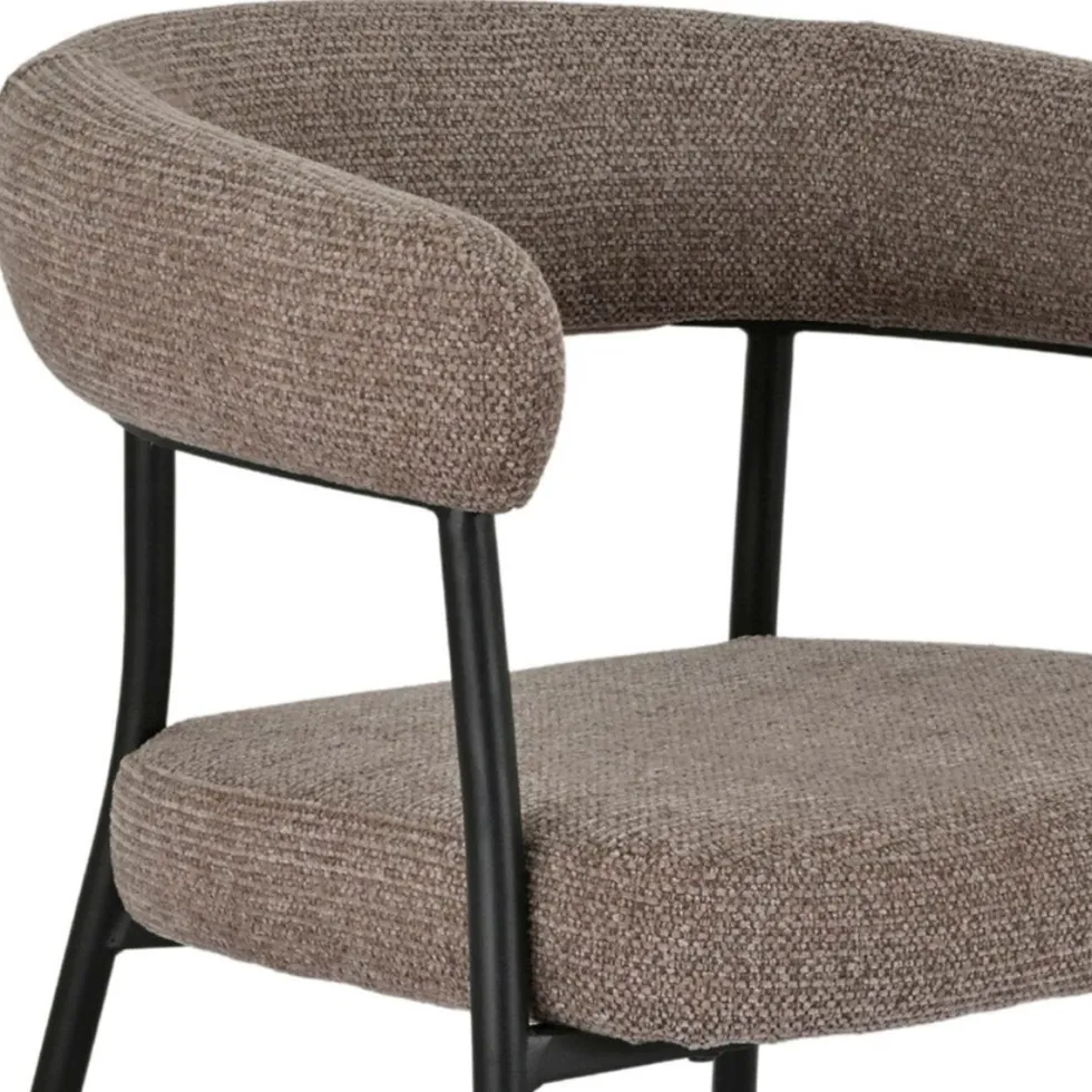 2-pk Trivio spisestol brun