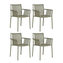 4-pk Tulsa hagestol grønn