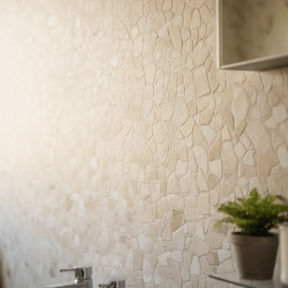 8-pk Tuscany Stone selvklebende fliser