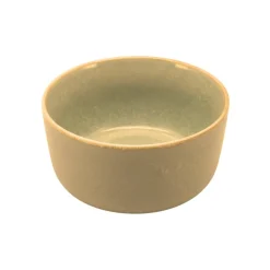 Porselenskål med lokk og ventil beige liten