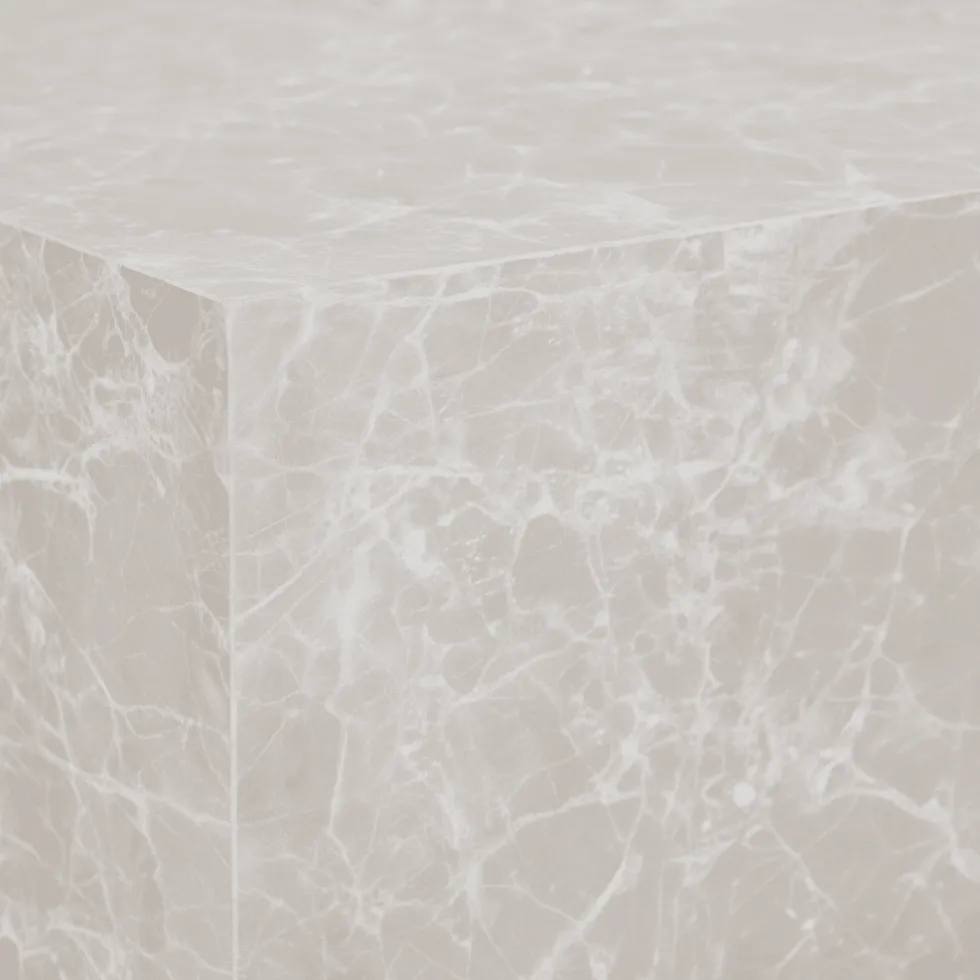 Prague sofabord beige 60 x 80 x 40 cm