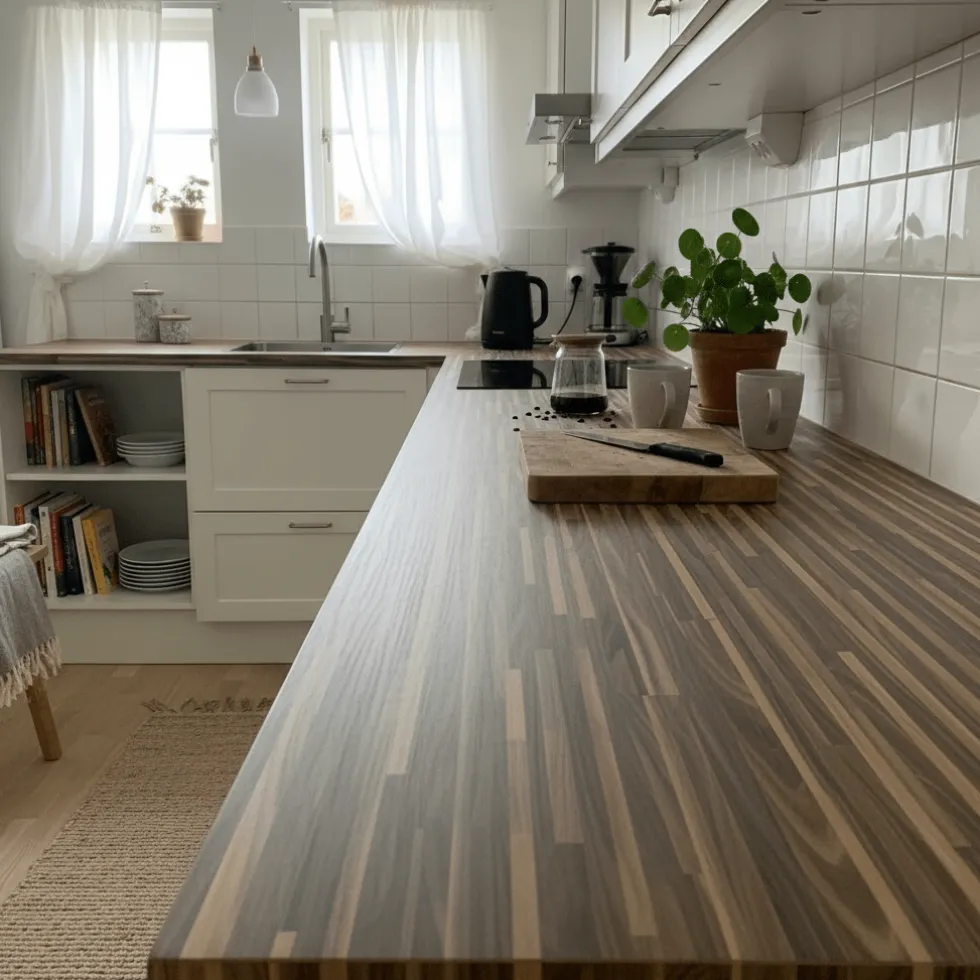 Premium Birmingham brun kontaktplast 45 cm x 2 meter