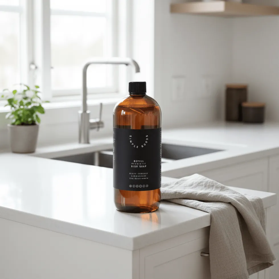 Refill oppvasksåpe Lemongrass Black Currant 1000ml