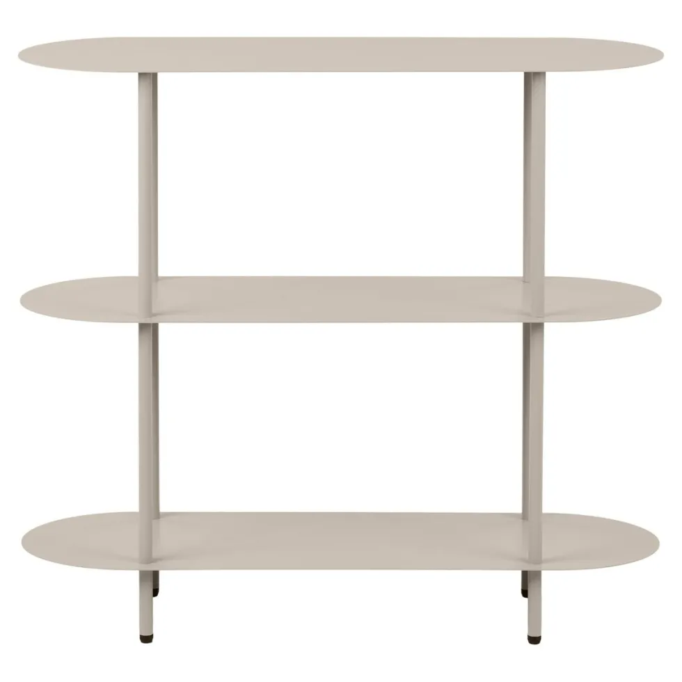 Rieti bokhylle 3 hyller sand 90 x 31 x 81 cm