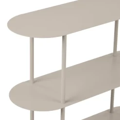 Rieti bokhylle 3 hyller sand 90 x 31 x 81 cm
