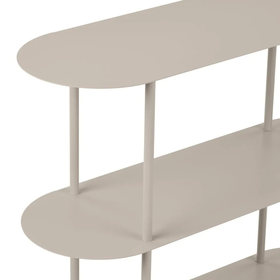Rieti bokhylle 3 hyller sand 90 x 31 x 81 cm