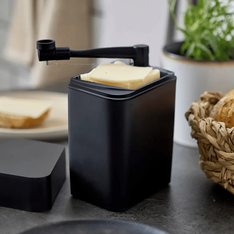 Rosti Osteklokke Classic Svart