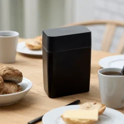 Rosti Osteklokke Classic Svart