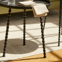 Salvo sidebord sett med 3 bord sort