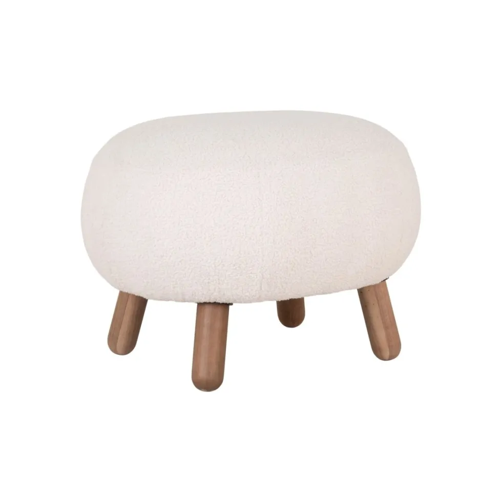 Savona puff hvit 47 x 41,5 cm
