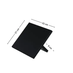 Sett med 5 kniver og magnetisk knivholder sort
