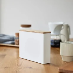 Sett med oppbevaring til kaffe hvit 3 deler