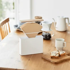 Sett med oppbevaring til kaffe hvit 3 deler
