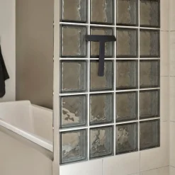 Sett med vindusnal og holder Ume sort 22 cm, 2 deler