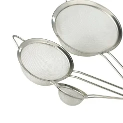 Siktsett i rustfritt stål 8, 14 og 20 cm