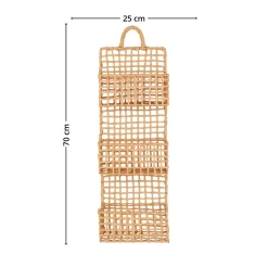 Sines vegghylle natur 25 x 15 x 70 cm