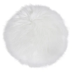 Sitteunderlag hvit ø35 cm