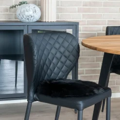 Sitteunderlag sort ø35 cm