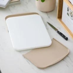 Skjærefjøl med brett Separa beige