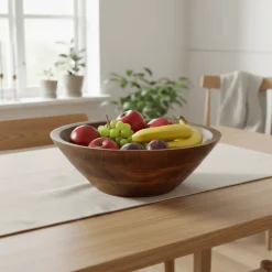 Skål i mangotre 30 x 10 cm