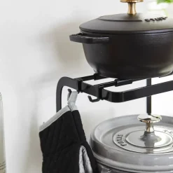Skålstativ smal liten sort
