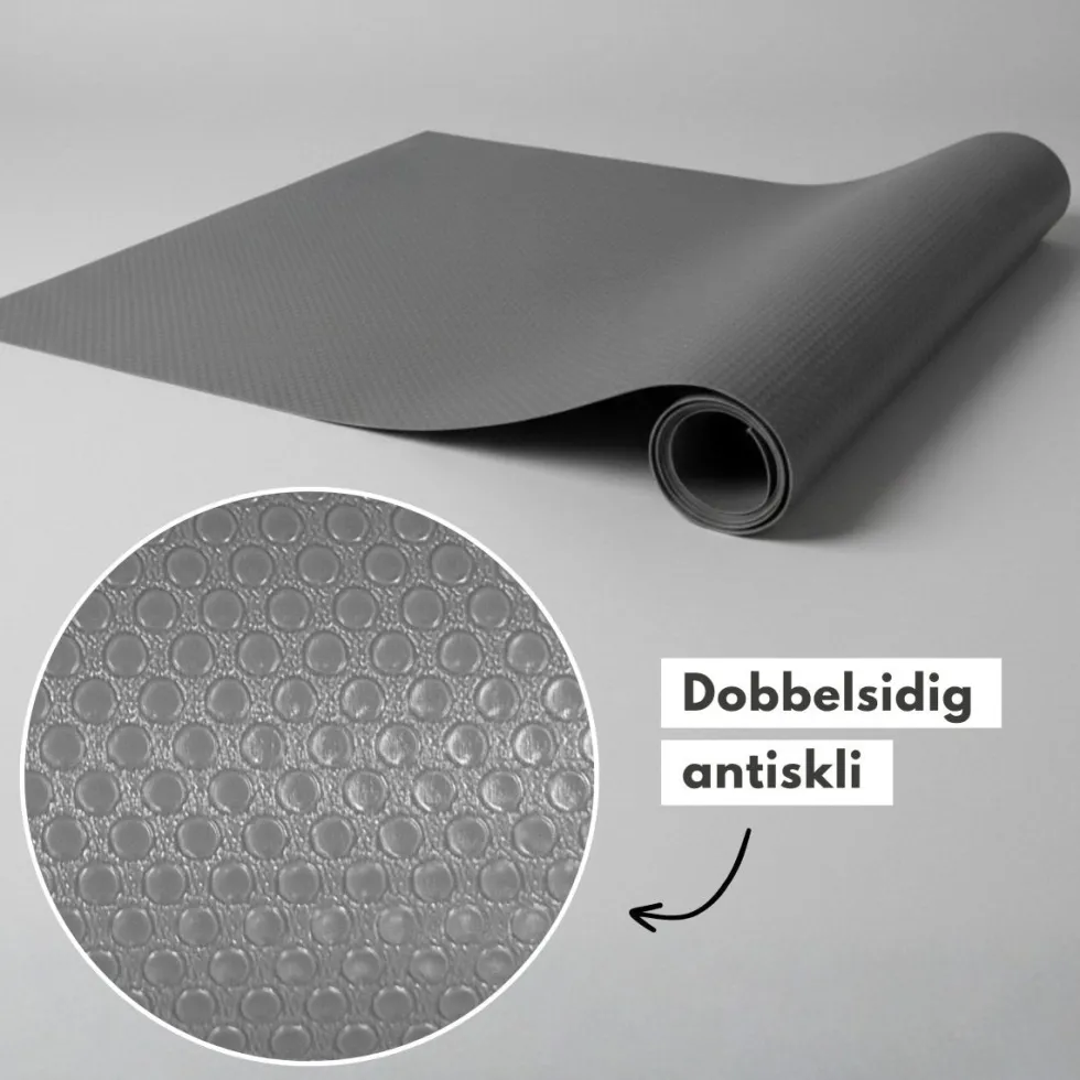 Skuffeinnlegg antiskli, grå