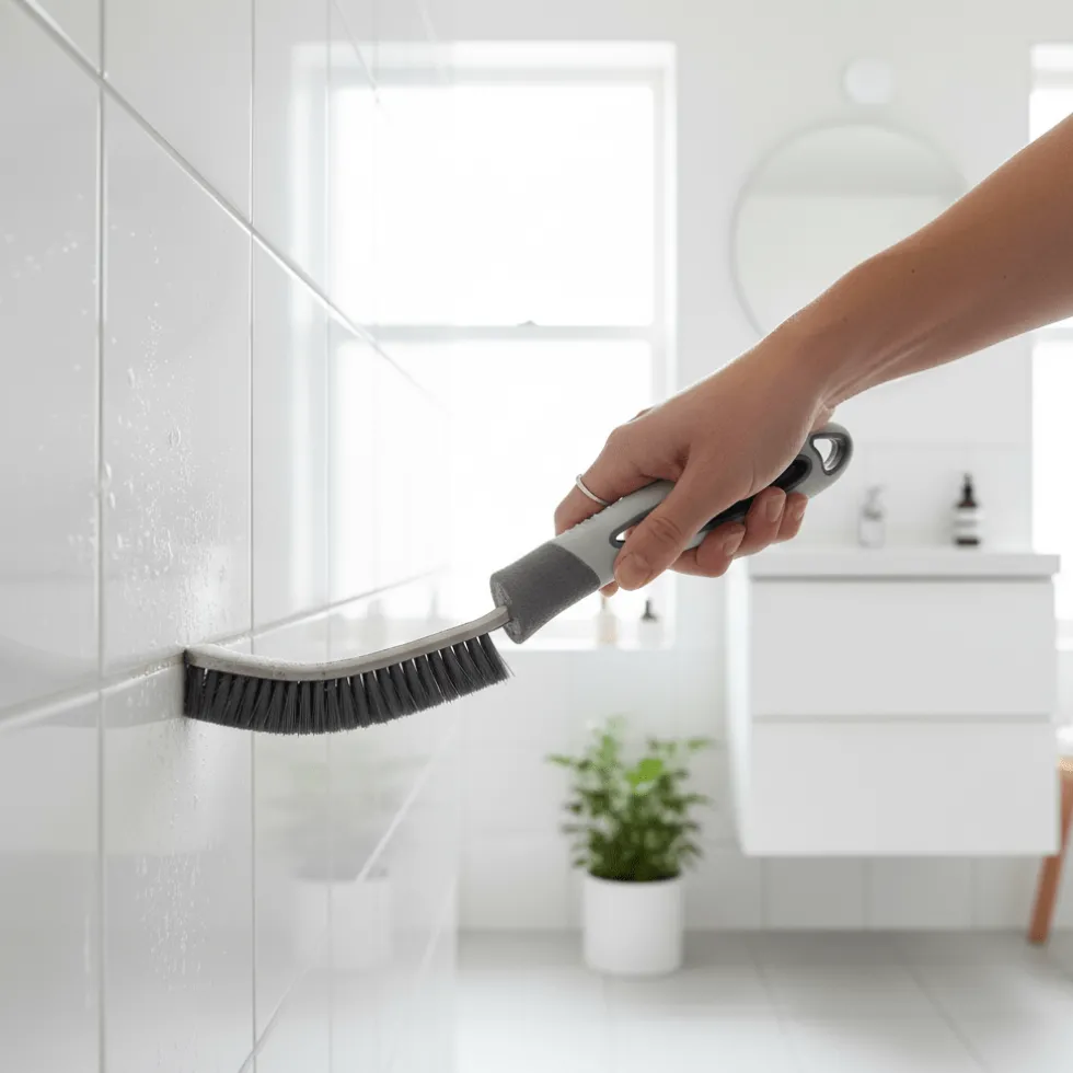 Smal fugebørste Easy Clean grønn 26,8 cm