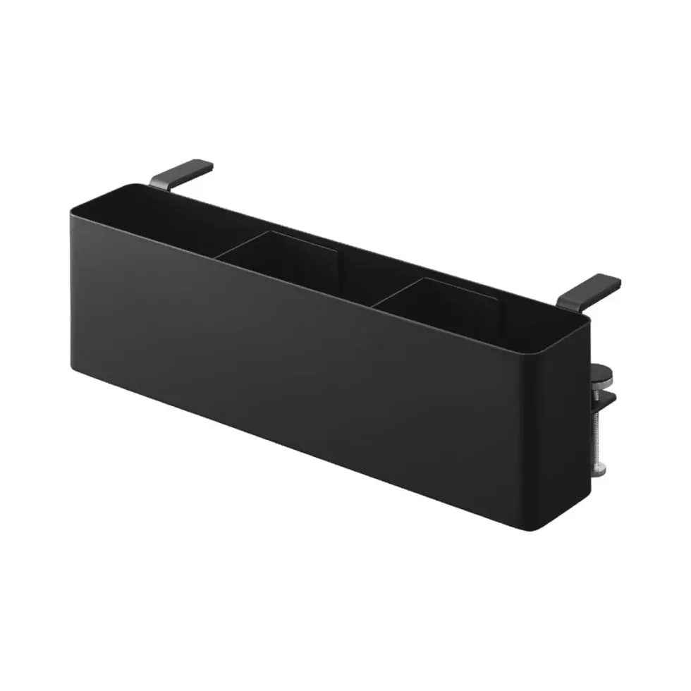 Smart oppbevaringsboks til bord, sort 30 x 10 cm