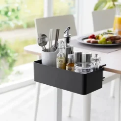 Smart oppbevaringsboks til bord, sort 30 x 18 cm