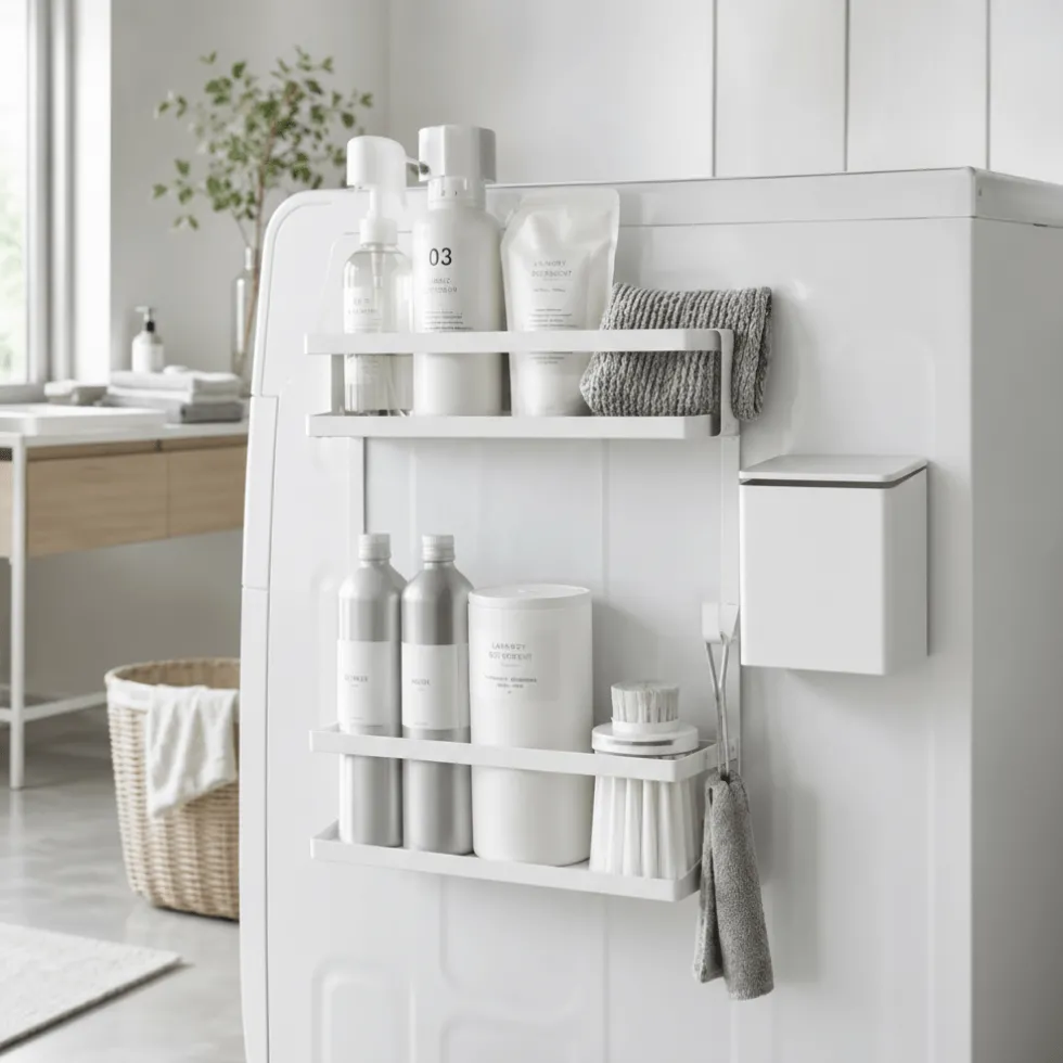 Smart sett til vaskemaskin hvit, 2 deler