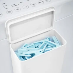 Smart sett til vaskemaskin hvit, 2 deler