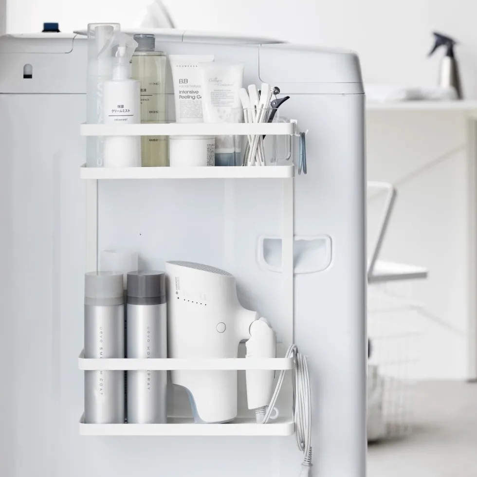 Smart sett til vaskemaskin hvit, 2 deler
