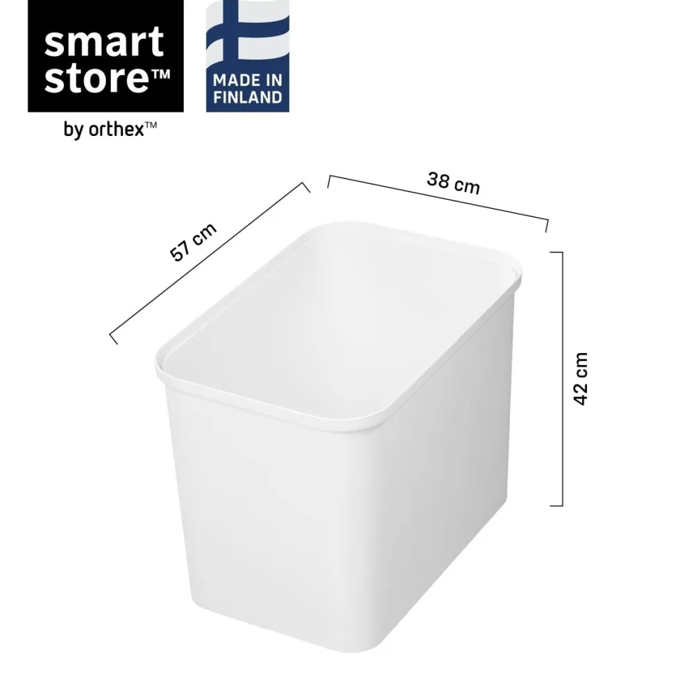 SmartStore™ Collect 76 L + Lokk sett hvit/natur