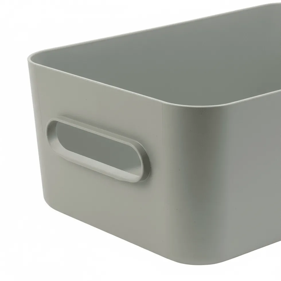 SmartStore Comfort M oppbevaringskurv 29,5 × 19,5 × 12 cm salviegrønn