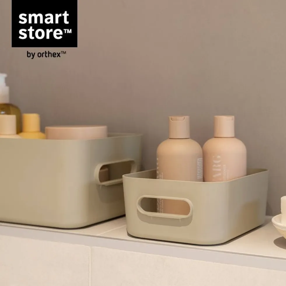 SmartStore Comfort S oppbevaringskurv 20 × 14 × 7,5 cm beige
