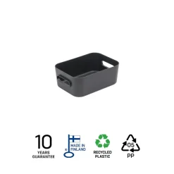 SmartStore Comfort S oppbevaringskurv 20 × 14 × 7,5 cm sort