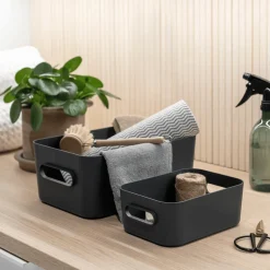 SmartStore Comfort S oppbevaringskurv 20 × 14 × 7,5 cm sort