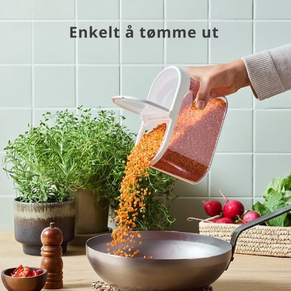 SmartStore Flip oppbevaringsboks med lokk 1,1 L