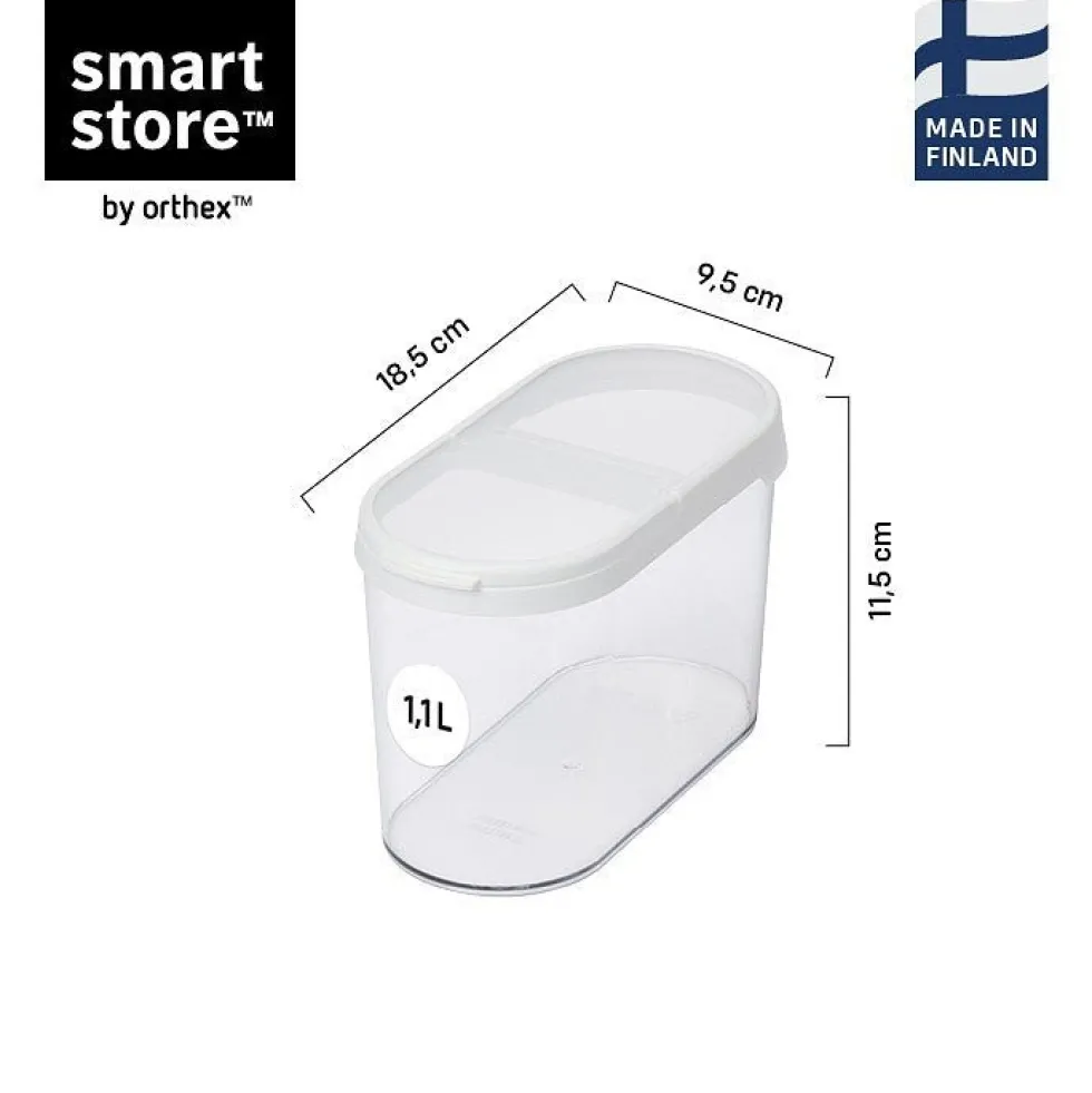 SmartStore Flip oppbevaringsboks med lokk 1,1 L