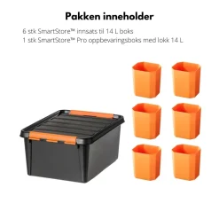 SmartStore™ 14 L boks + innsats