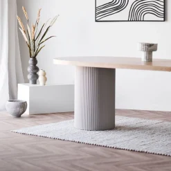 Solva spisebord ask sand natur 220 cm