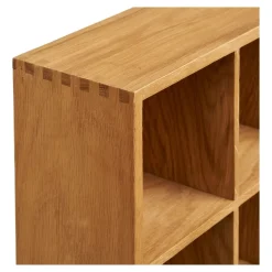 Soria vegghylle eik og eikefiner natur 39 x 11 x 51 cm