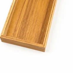 Stabelbar organiseringsbrett i tre/akasie 30 x 15 x 5 cm