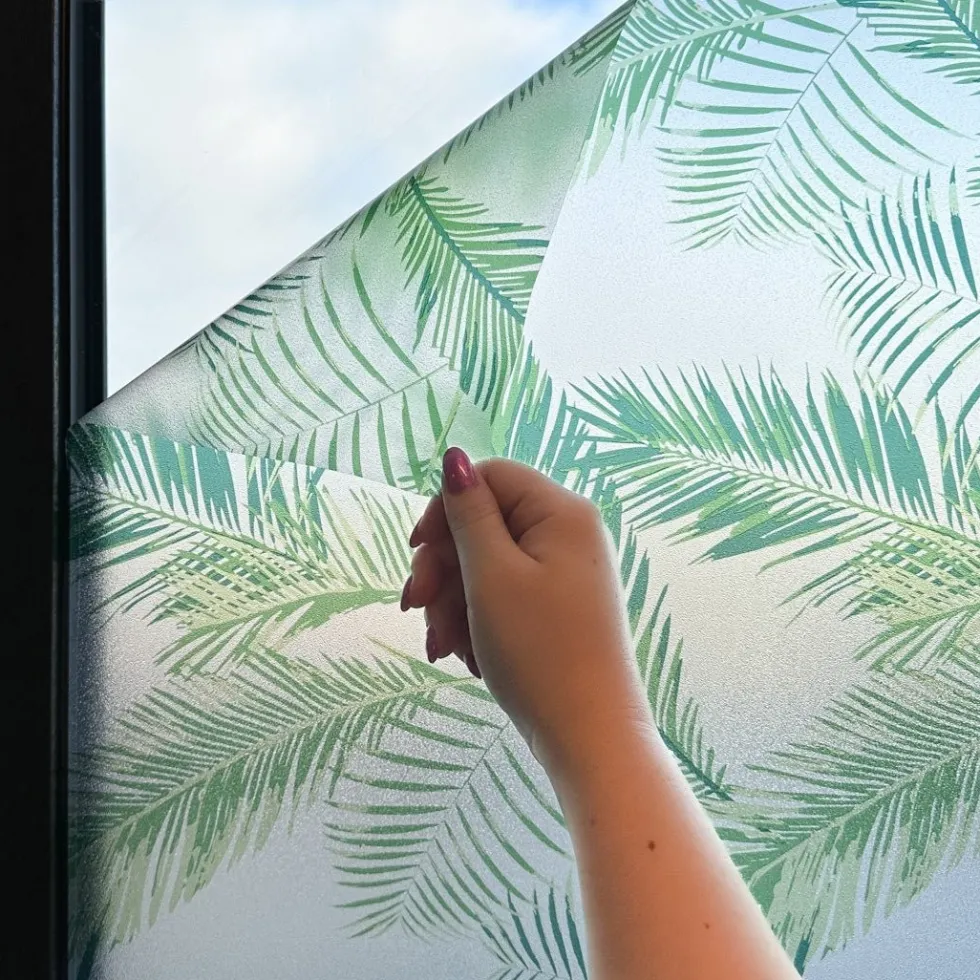 Static Premium Palme vindusfolie