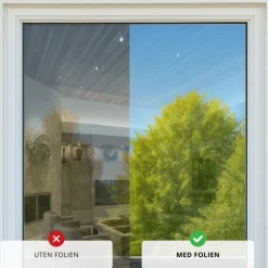 Static Reflektiv vindusfolie
