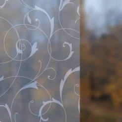 Static Scroll Flower vindusfolie
